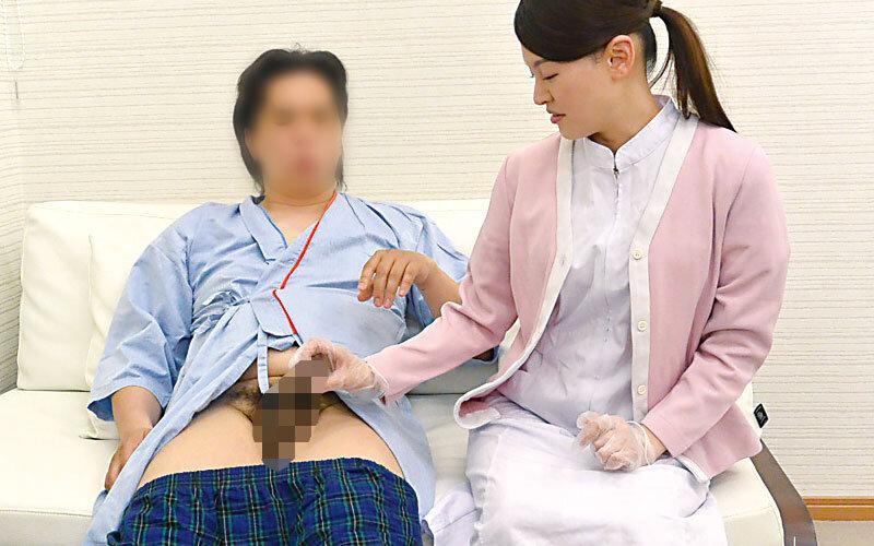 「精液検査で看護師さんと2人きり 患者（新婚の夫）が勃ちが悪いフリして射精採取のお手伝いを依頼したら…2」のサンプル画像1