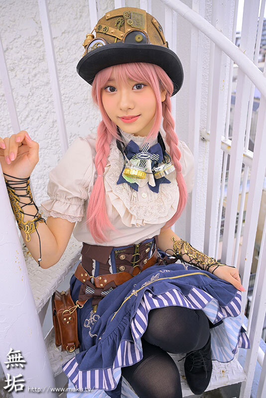 「スチームパンク・コスプレイヤー 快感を欲しがる発情コスプレ少女と完全着衣オフパコ5SEX 赤名いと」のサンプル画像1